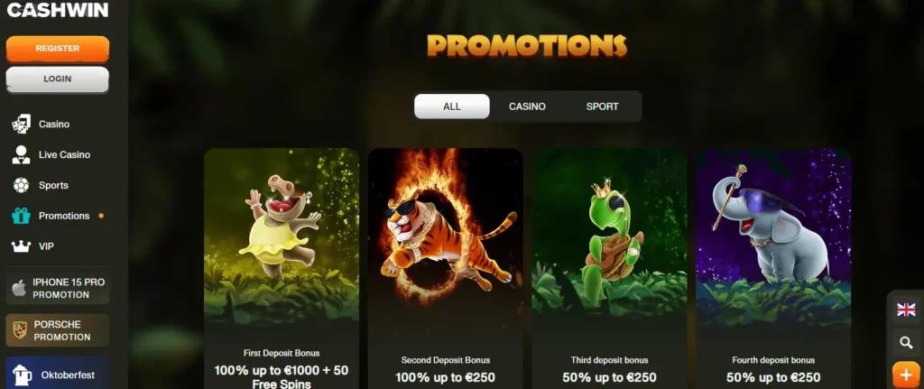 cashwin promotions